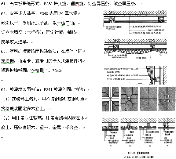 2018年自考建筑装饰构造复习资料七 2019年自考建筑装饰构造复习资料汇总(6)