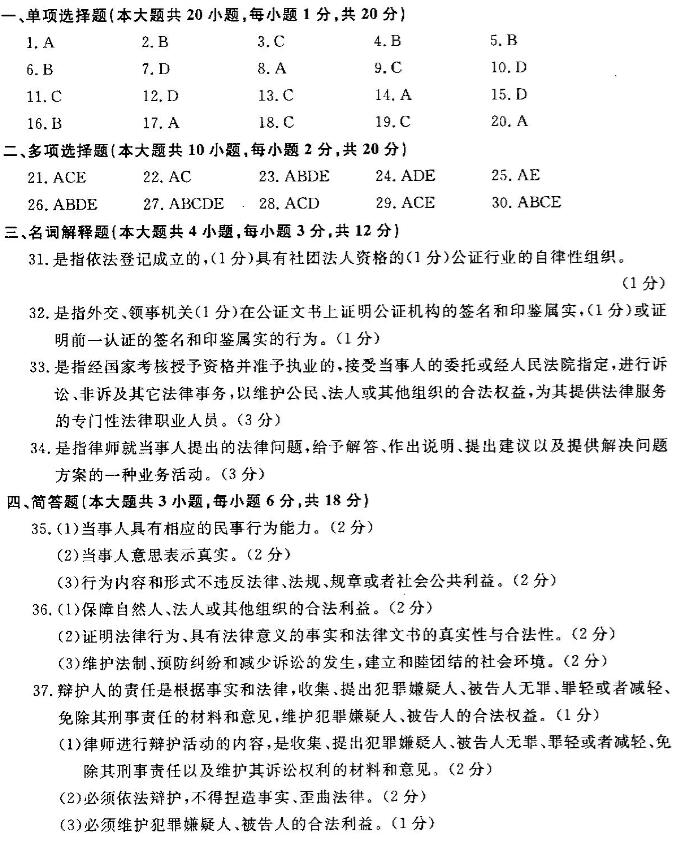 t001.jpg 2019年自考律师公证与仲裁制度模拟试题及答案汇总(下)(1)