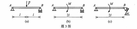 全国2009年10月高等教育自学考试工程力学(一)试题(8) 全国2009年10月高等教育自学考试工程力学(一)试题(8)