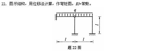 全国2010年4月高等结构力学(一)自考试题(11) 全国2010年4月高等结构力学(一)自考试题(11)
