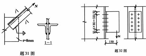 全国2007年7月高等教育自学考试钢结构试题(9)