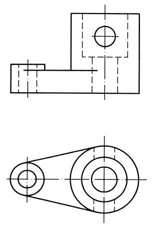 全国2008年7月高等教育自学考试工程制图试题(7)