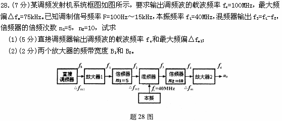 全国2009年1月高等教育自学考试非线性电子电路试(9) 全国2009年1月高等教育自学考试非线性电子电路试(9)