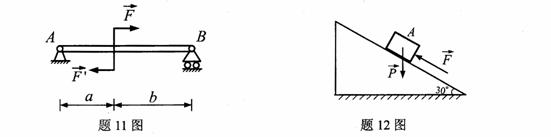 全国2009年10月高等教育自学考试工程力学(一)(14) 全国2009年10月高等教育自学考试工程力学(一)(14)