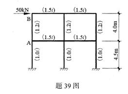 全国2009年10月高等教育自学考试混凝土结构设计(7)