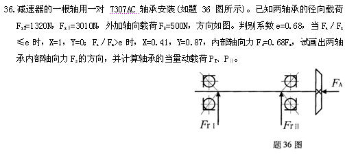 全国2010年4月高等教育自学考试机械设计基础试题(9)