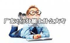 福建250分能上什么大专?